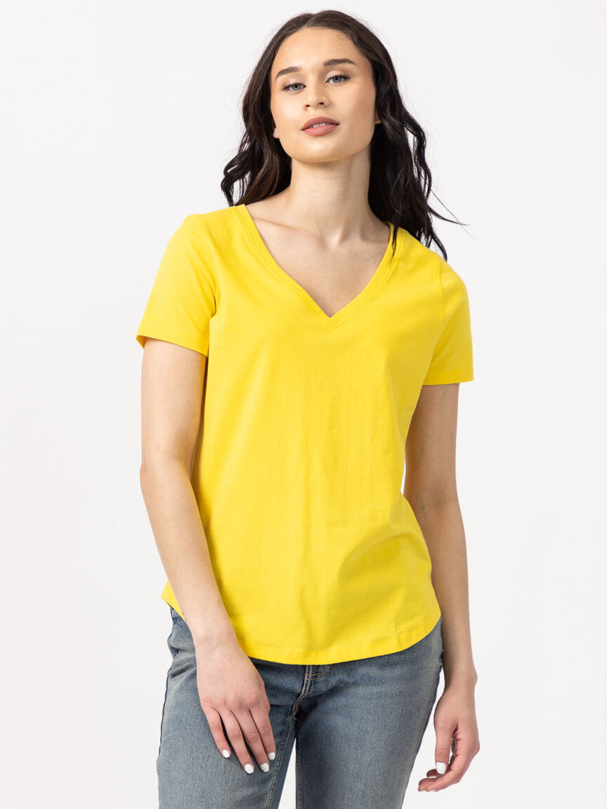 vickie v neck t-shirt Image 1
