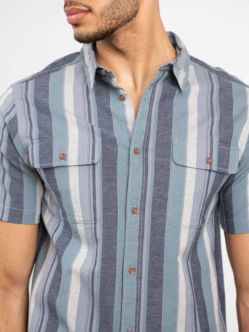 brad two pocket short sleeve shirt Image 5