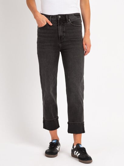 ava stovepipe jean washed black ava stovepipe jean washed black
