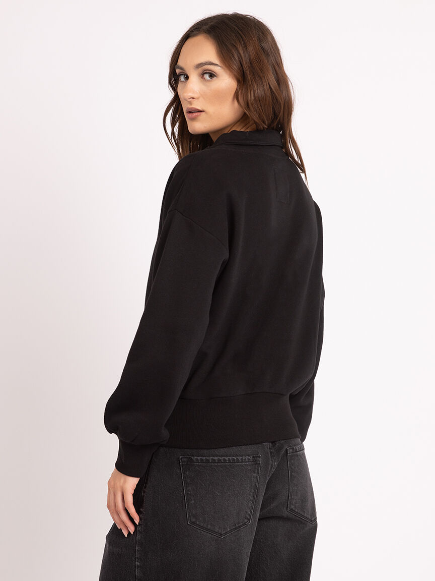 tatum 1/4 zip mock neck sweatshirt Bootlegger 2000007524