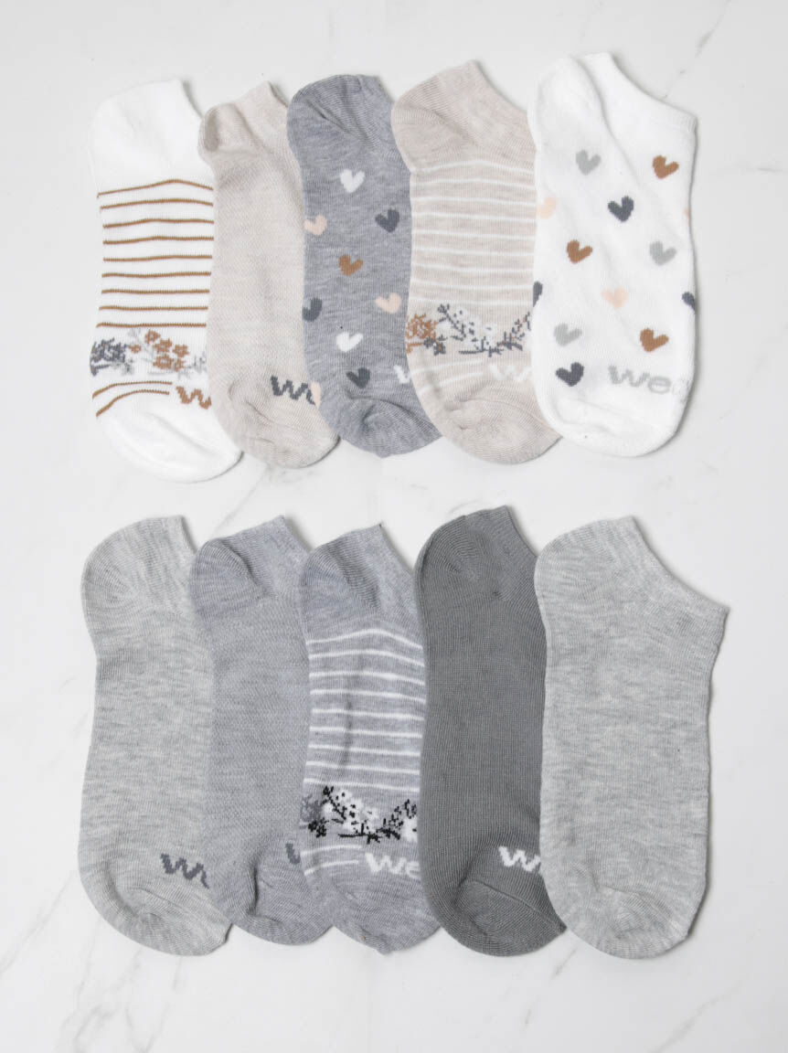 10 pack no show women's socks Image 1