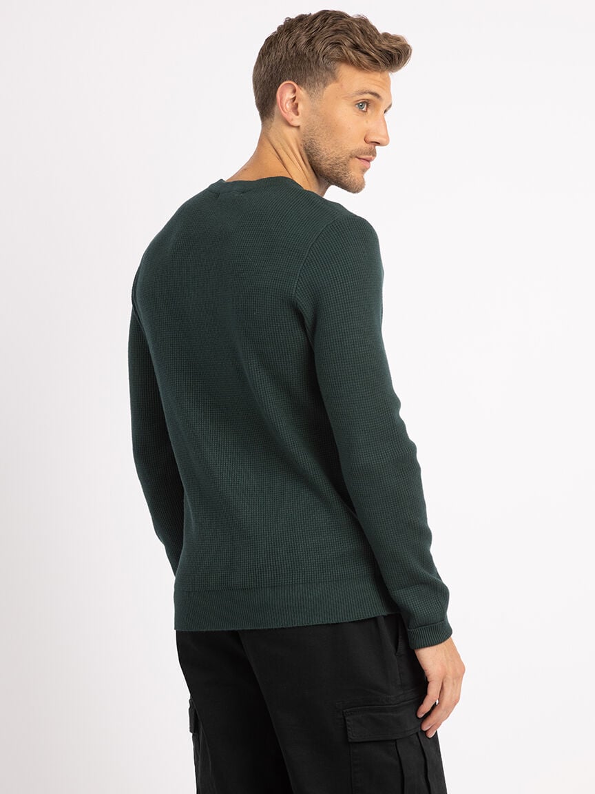 austin waffle stitch crewneck Image 3