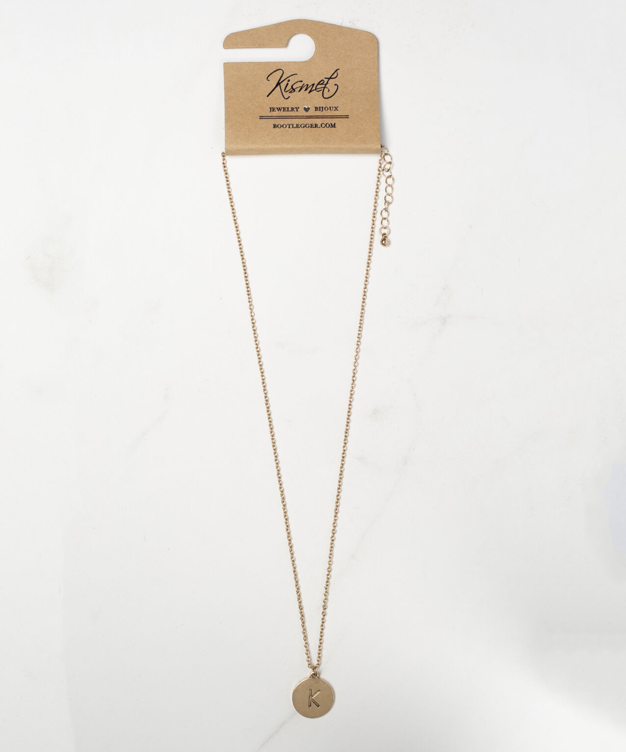 initial necklace - k Image 1