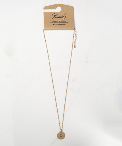 initial necklace - k initial necklace - k Image 1