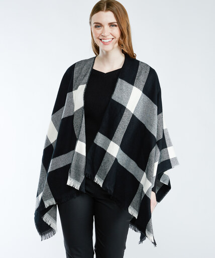 plaid ruana  plaid ruana  Image 1