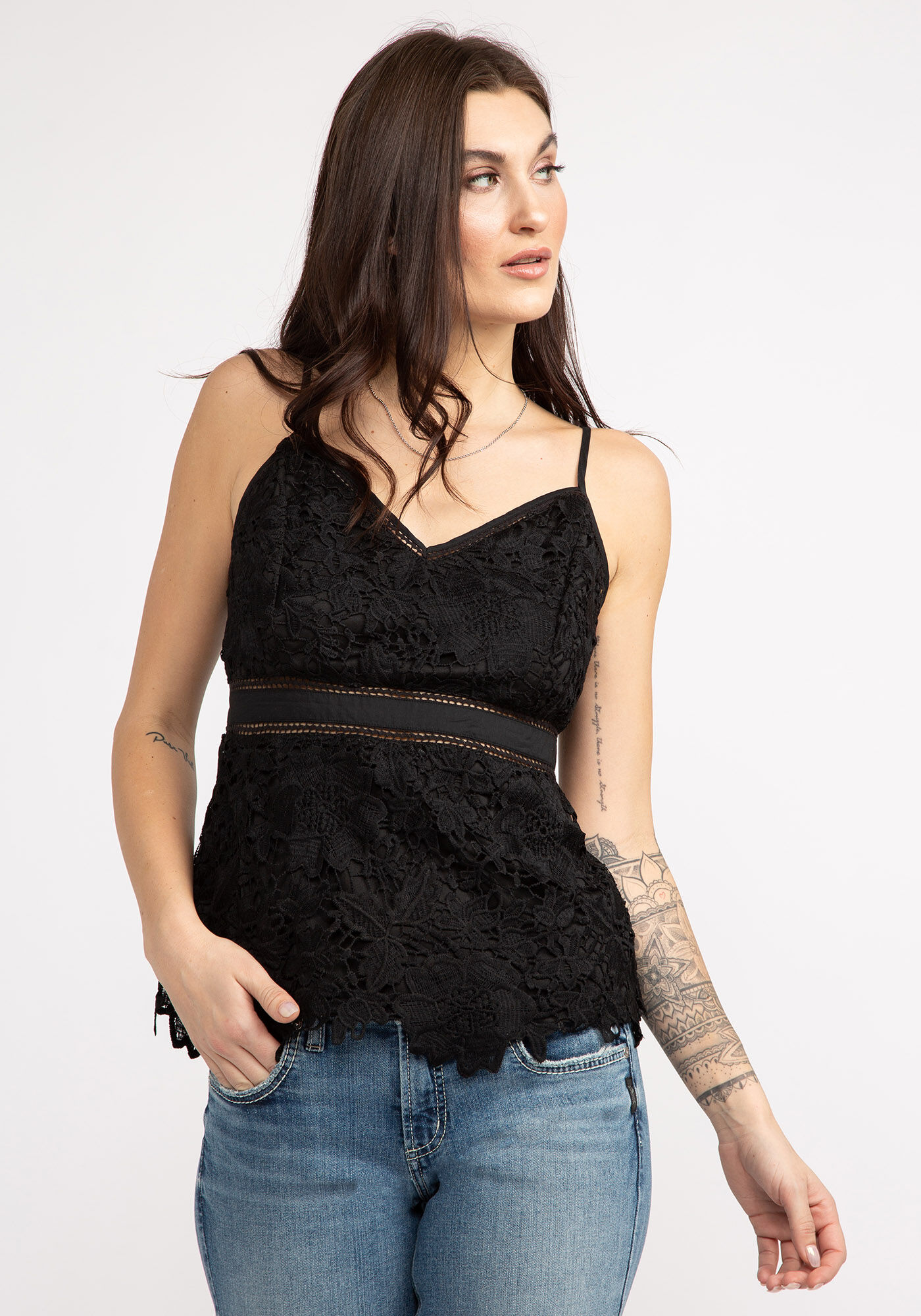 jolene crochet lace tank top Image 1