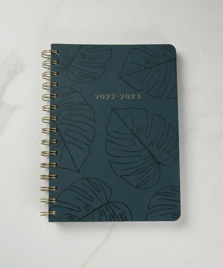 18 month weekly planner 2022-2023, Green