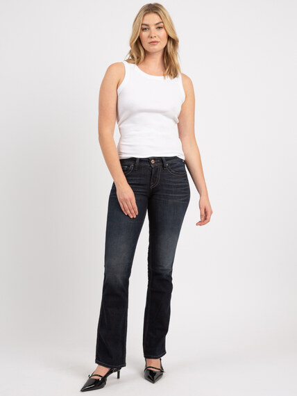 suki mid rise slim bootcut jeans Image 1