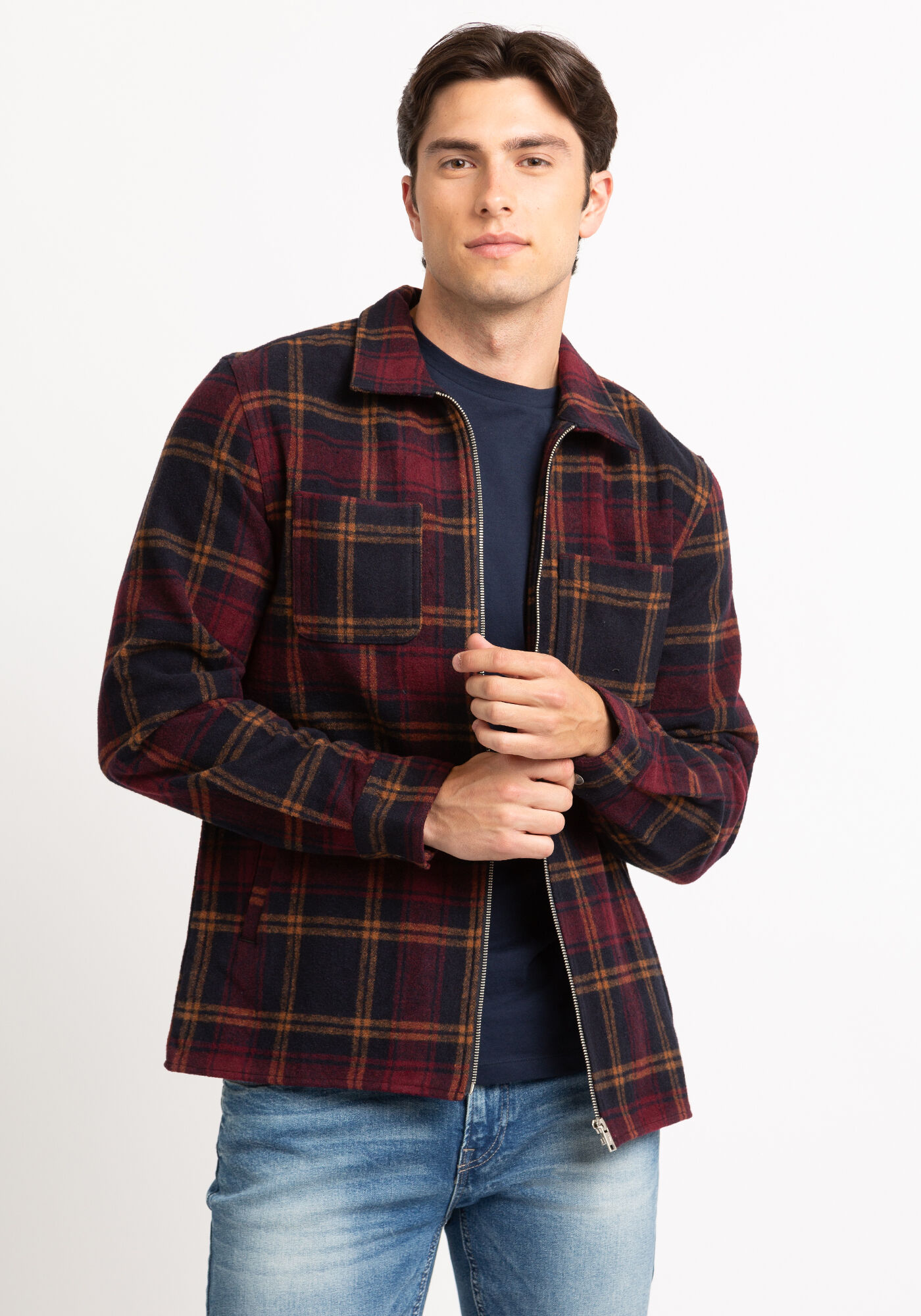 nolan plaid heavy overshirt Image 2