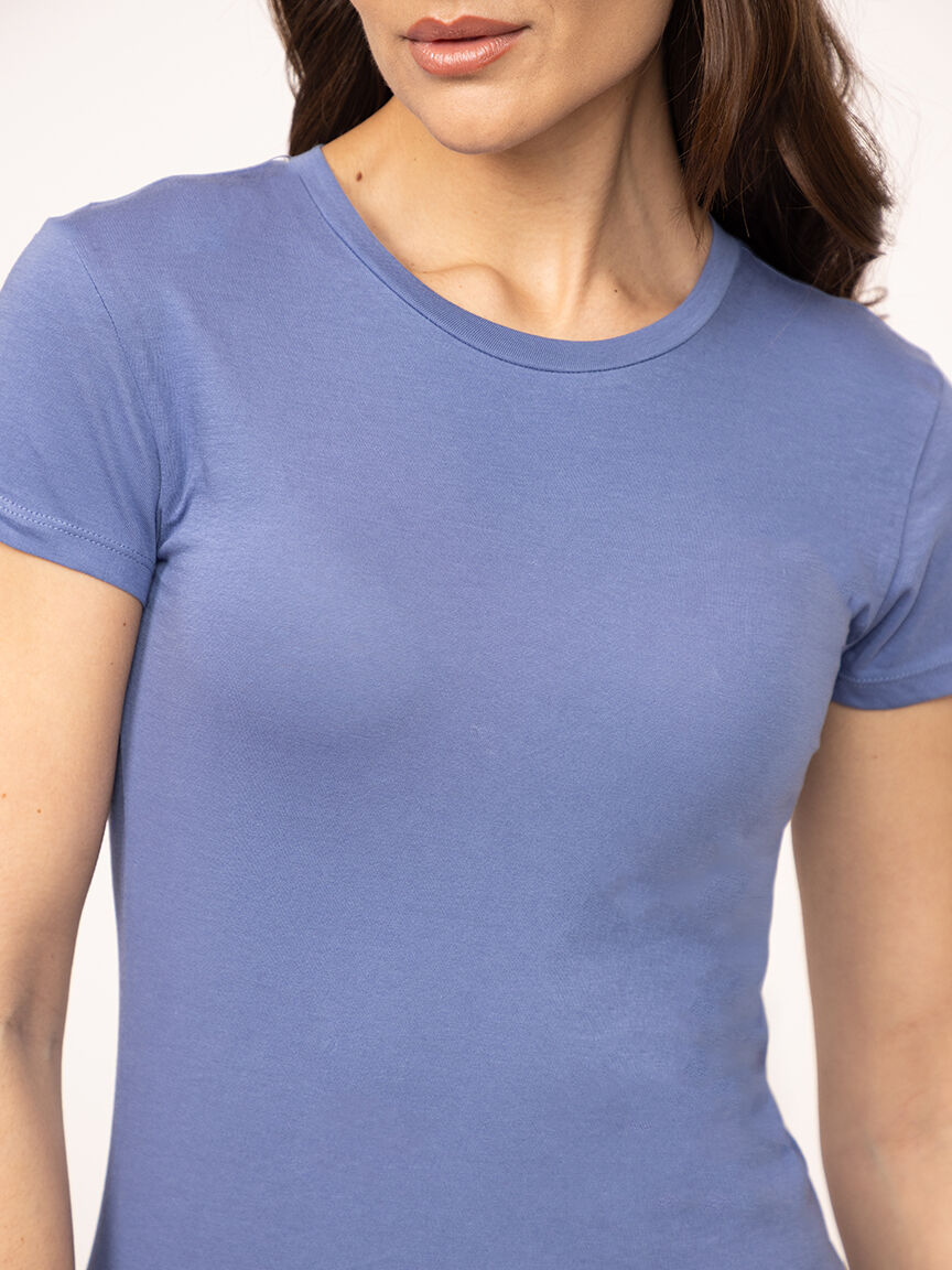 short sleeve tee blue Image 4