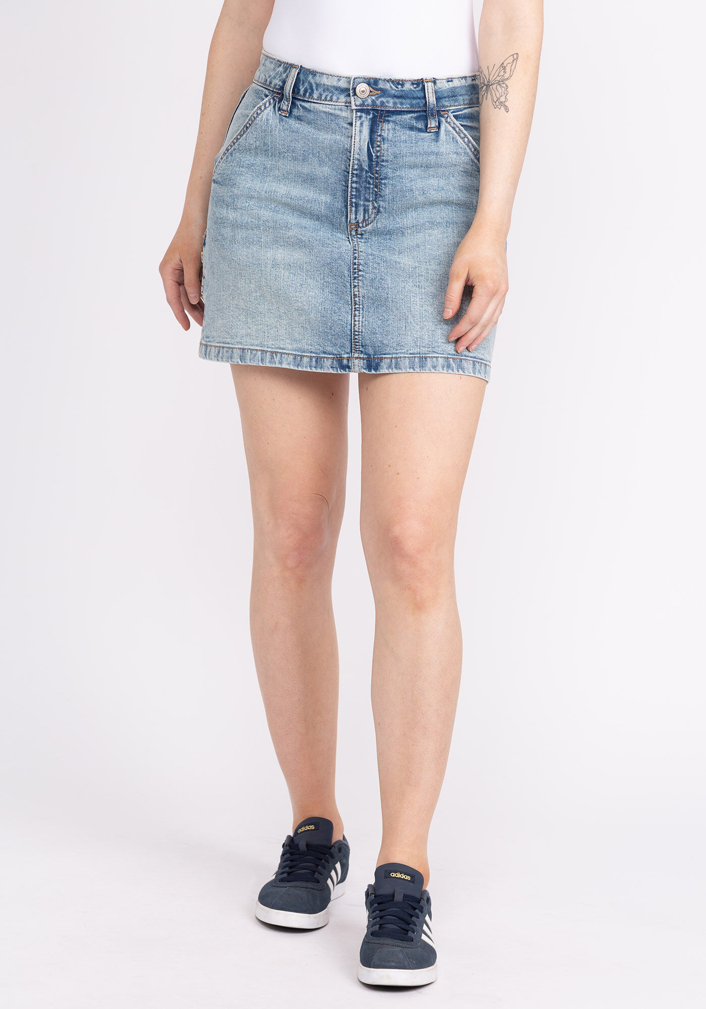Utility denim skirt on sale