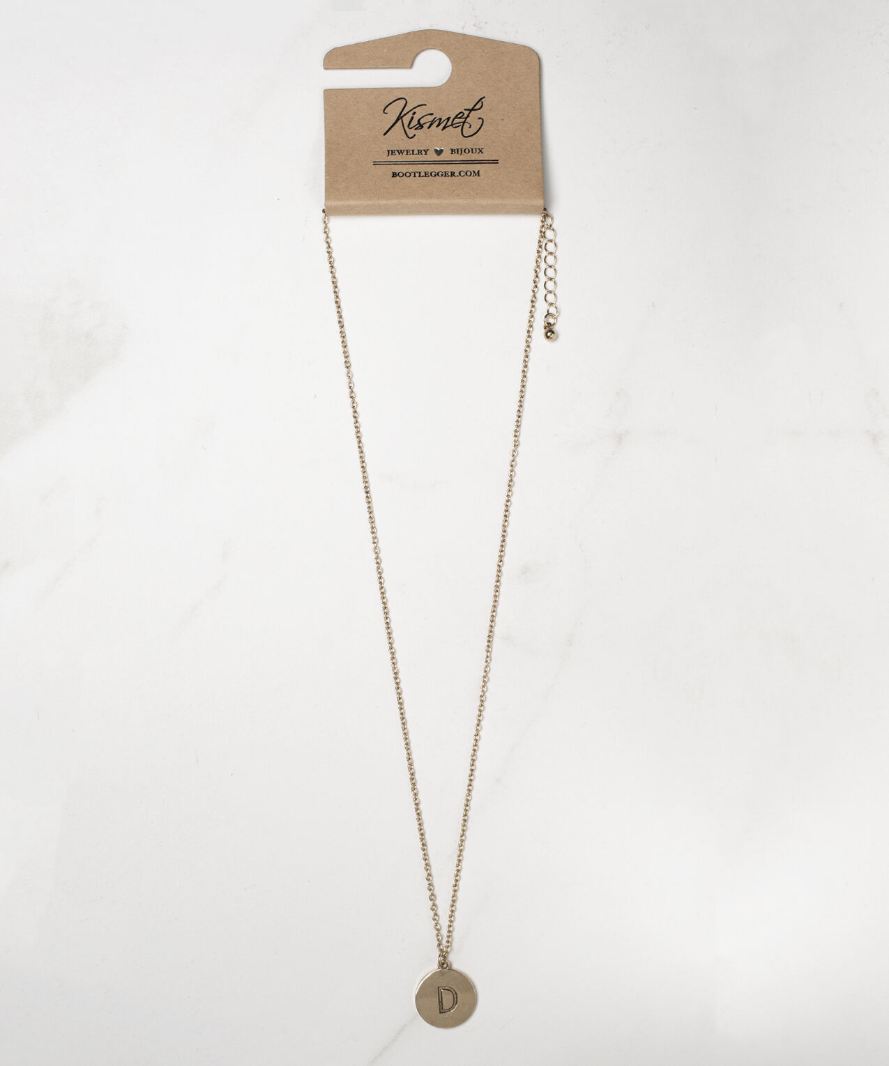 initial necklace - d Image 1