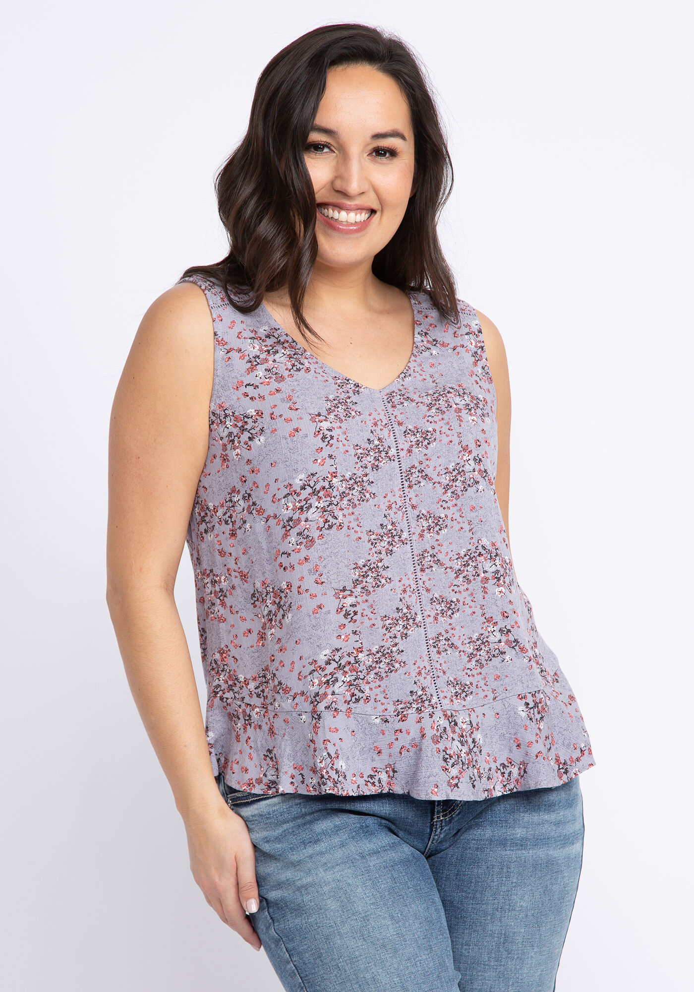 Calista peplum tank top Image 1