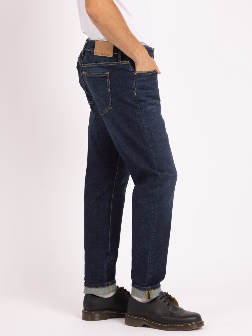 damon athletic straight jean dark authentic Image 4