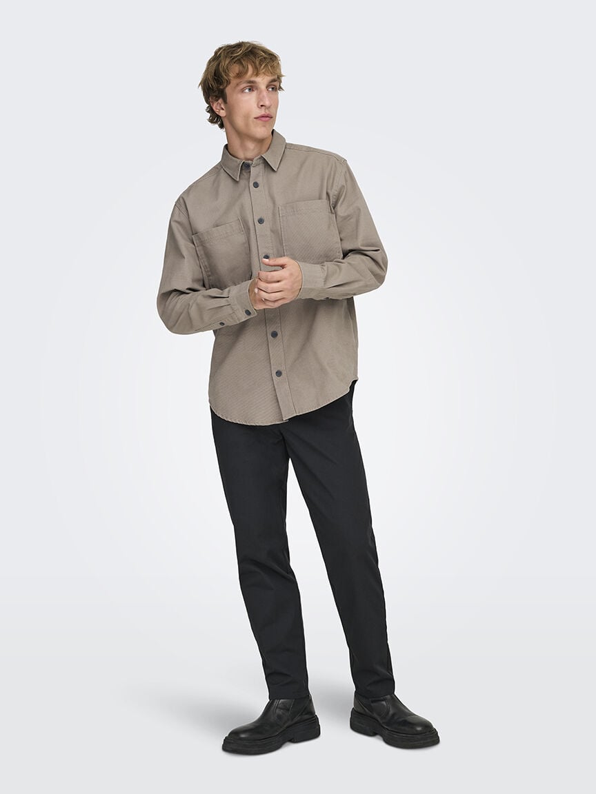 alp canvas overshirt