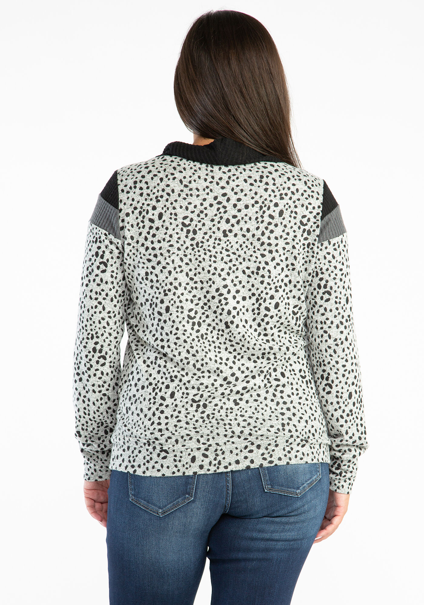 chelsea colorblock cowlneck Image 2