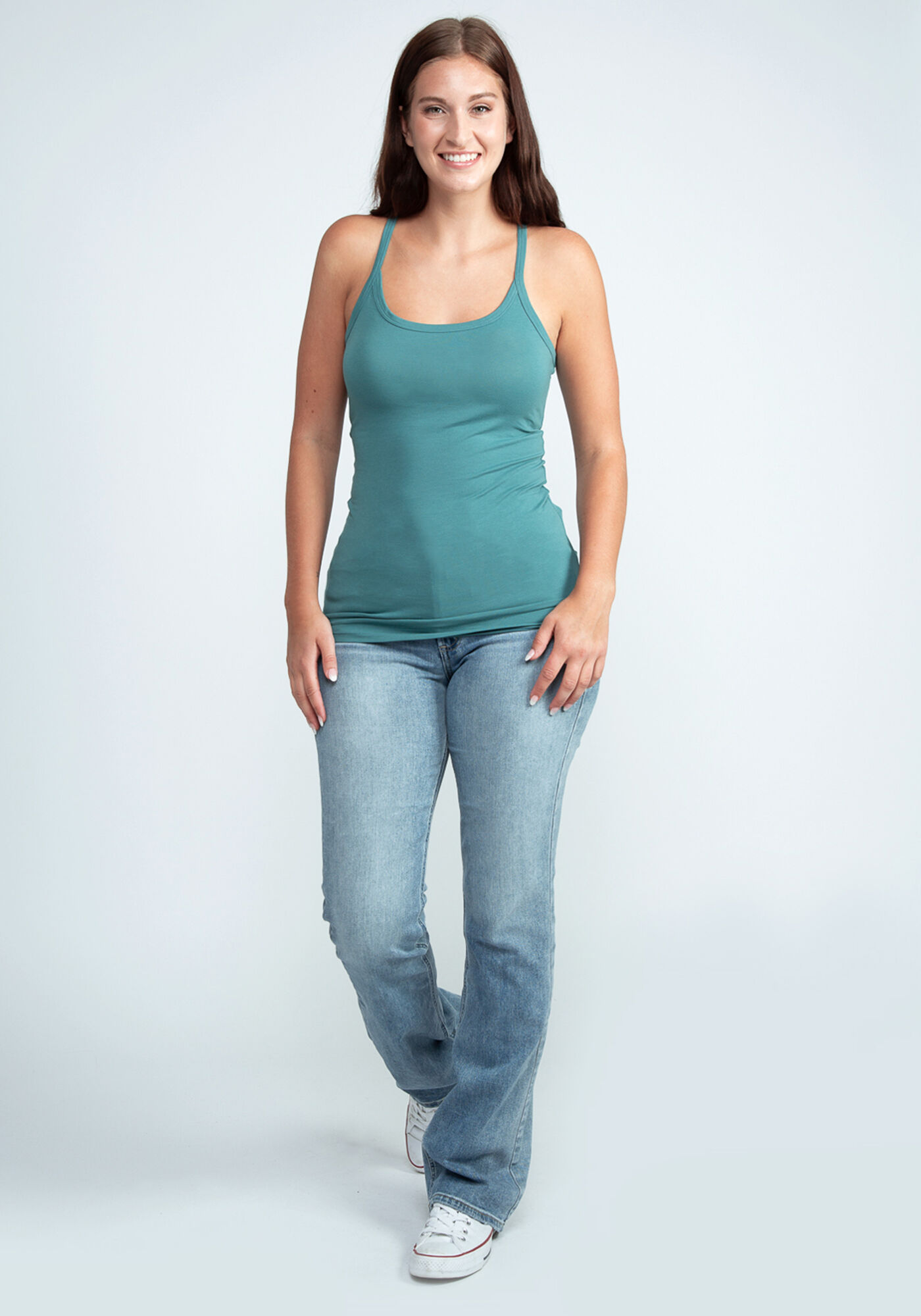 ally essential racerback tank top Image 4