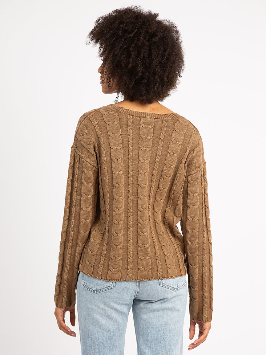 zarina v neck sweater Image 3