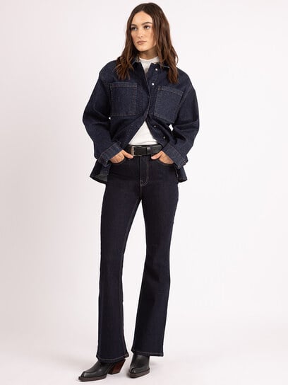 nevaeh chore jacket rinse nevaeh chore jacket rinse