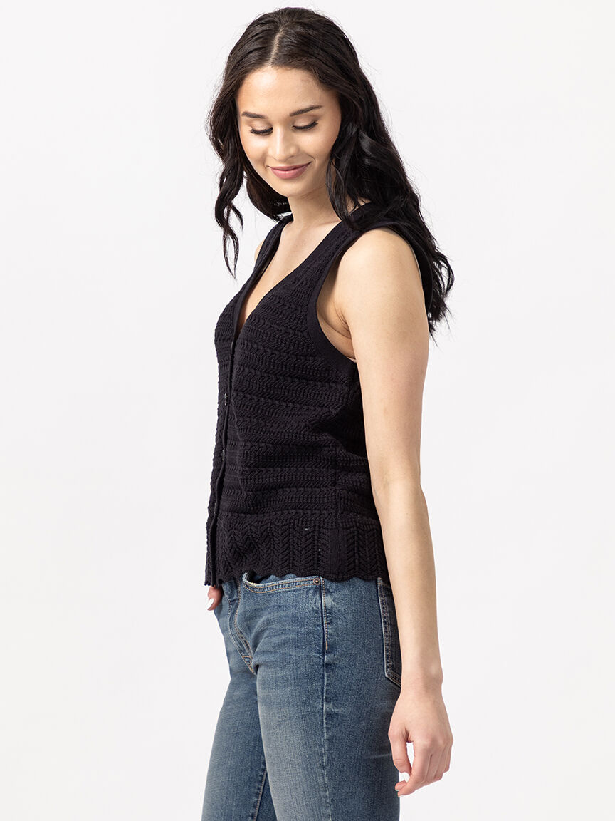 noni v neck vest Image 3