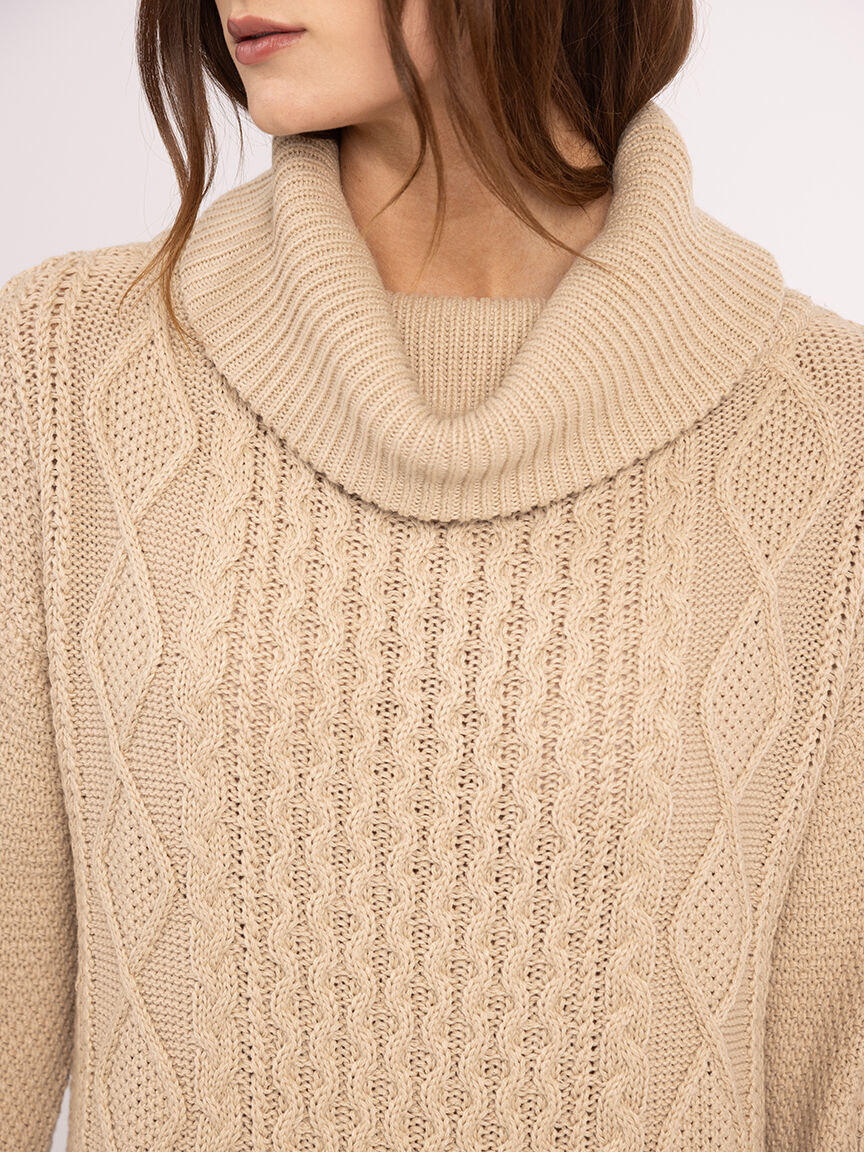 jordana cowl neck knee length dress Image 3