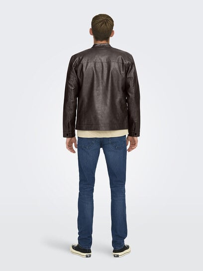 mike faux leather jacket mike faux leather jacket