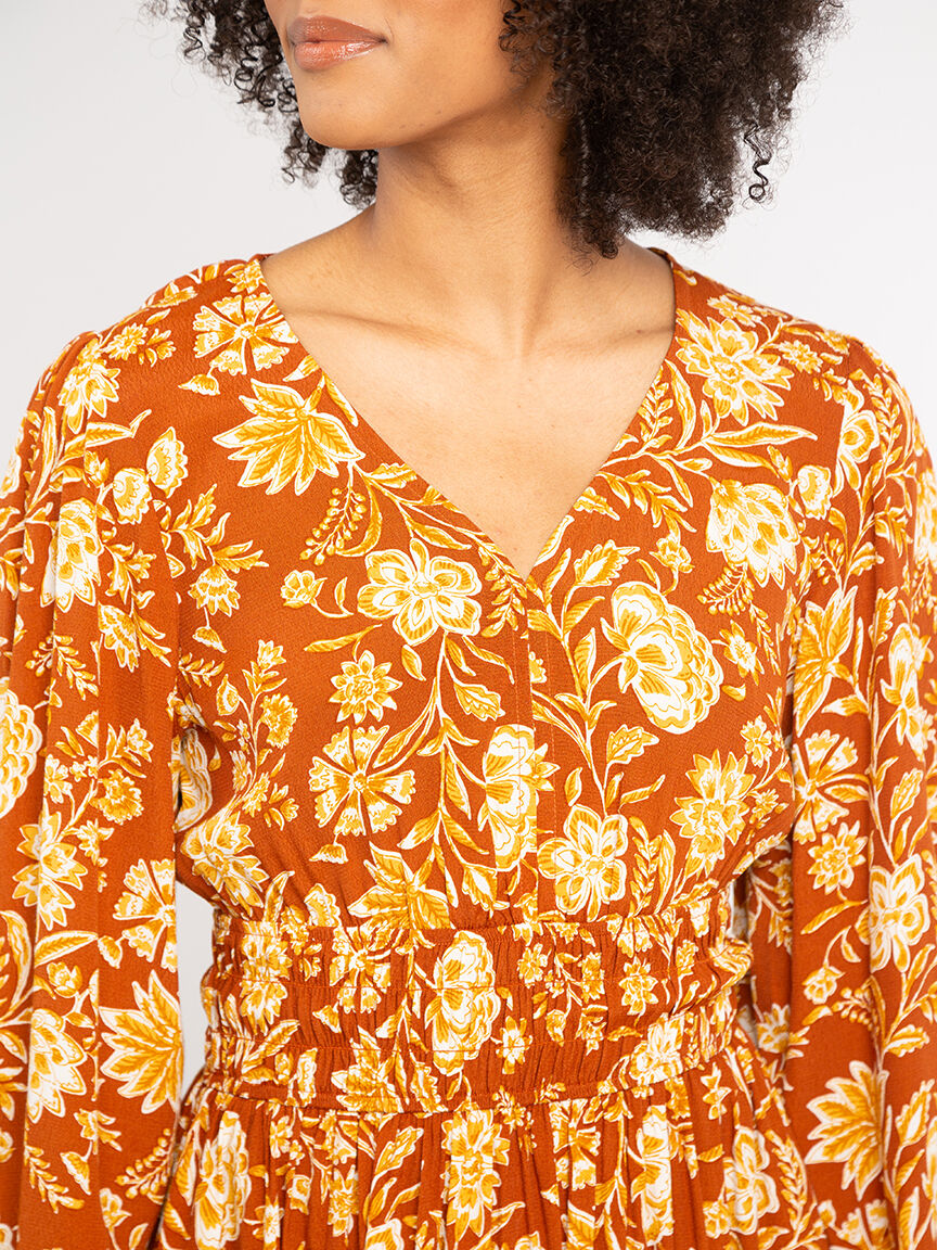 delacour v neck maxi dress Image 5