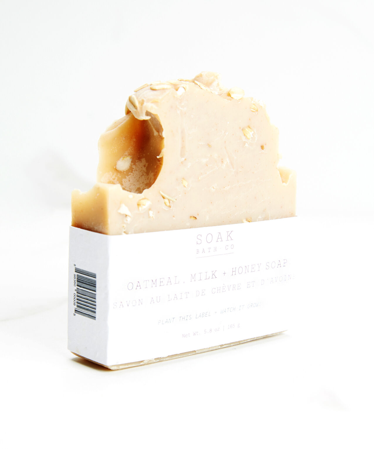 oatmeal milk & honey soap bar Image 1