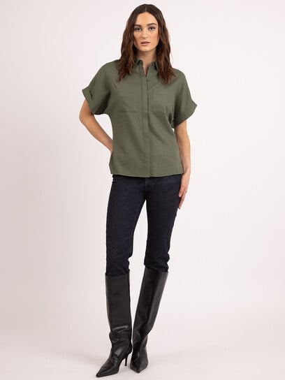 nathalie utility shirt nathalie utility shirt