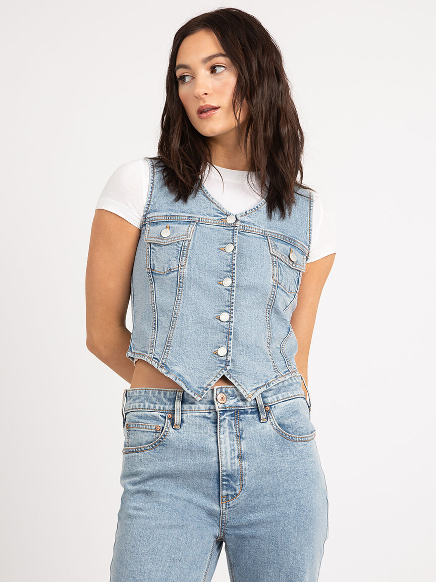 mattie denim vest Image 1