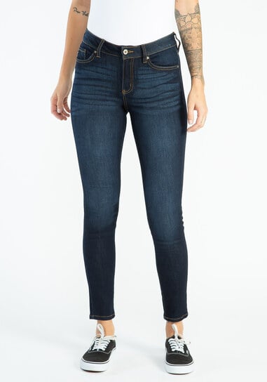 mid rise skinny jeans