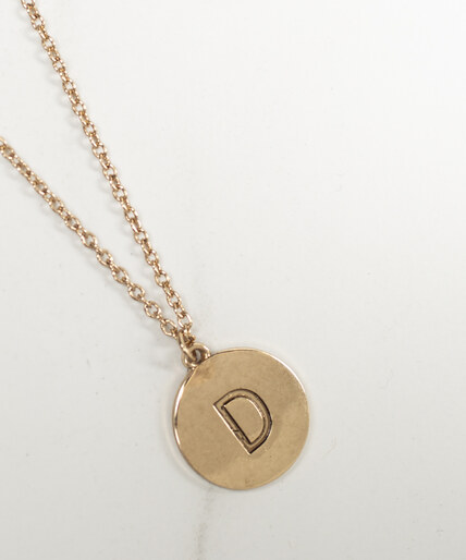 initial necklace - d Image 2