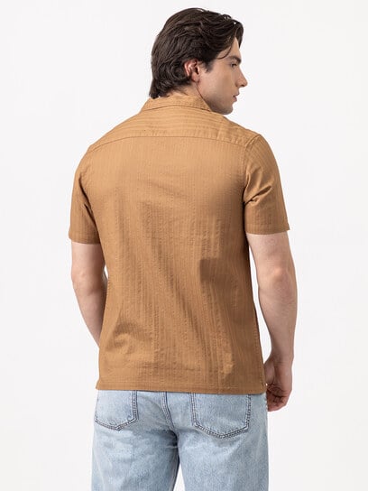 isaac stripe textured 2 pkt camp collar shirt isaac stripe textured 2 pkt camp collar shirt