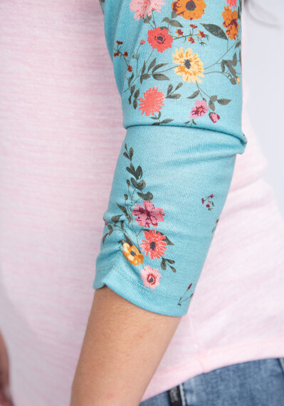 melinda printed 3/4 sleeve melinda printed 3/4 sleeve Image 5