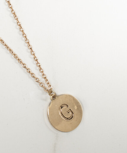 initial necklace - g Image 2