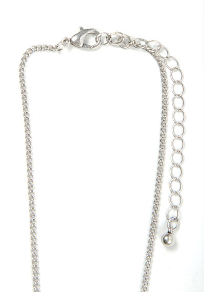 zodiac sign crystal hoop charm necklace - taurus Image 3