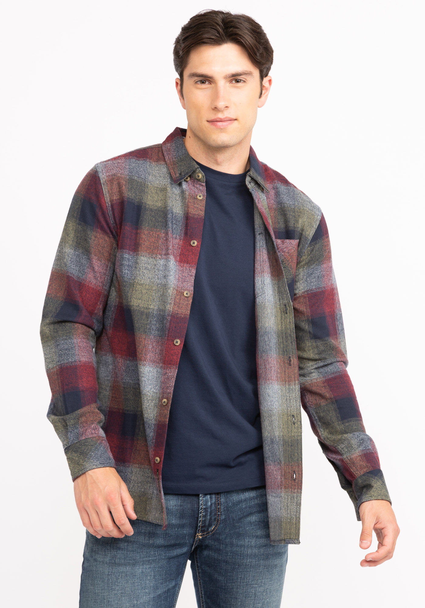 flannel long sleeve shirt Image 5