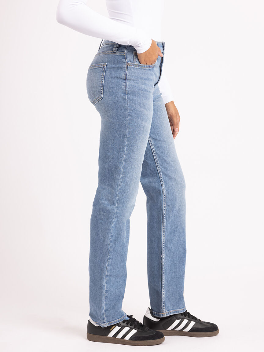 tegan straight leg jean light authentic