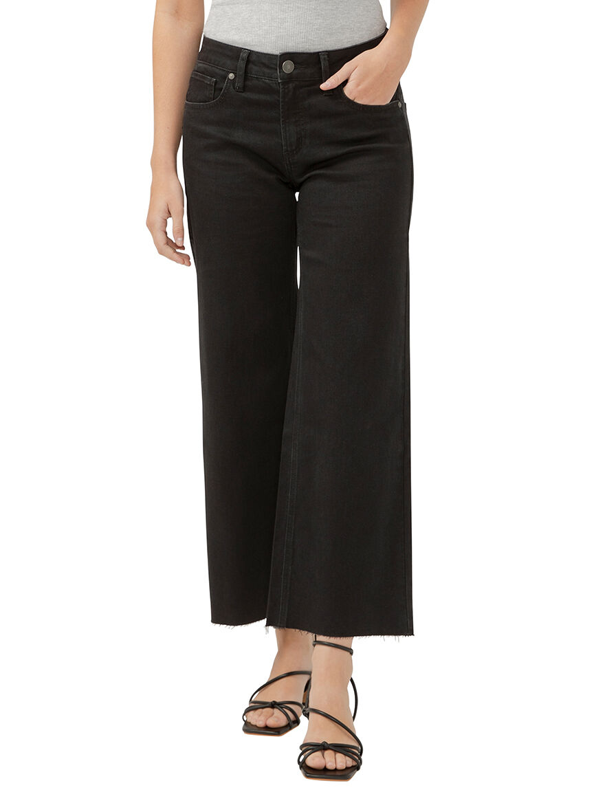 Suki Mid Rise Wide Leg Luxe Stretch Jeans