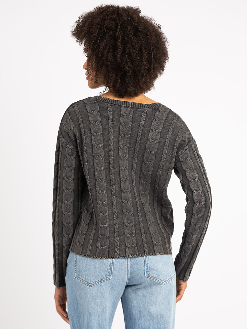 zarina v neck sweater Image 3