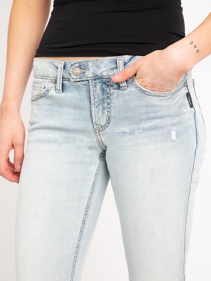 tuesday low rise slim bootcut jeans Image 5