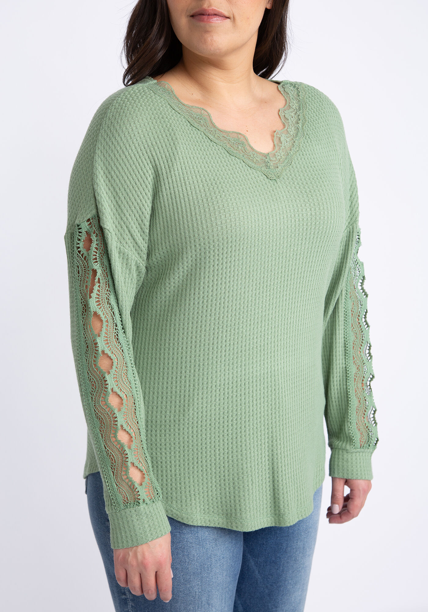 everly crochet trim longsleeve Image 4