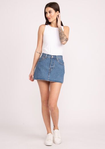 levis icon skirt , Washed