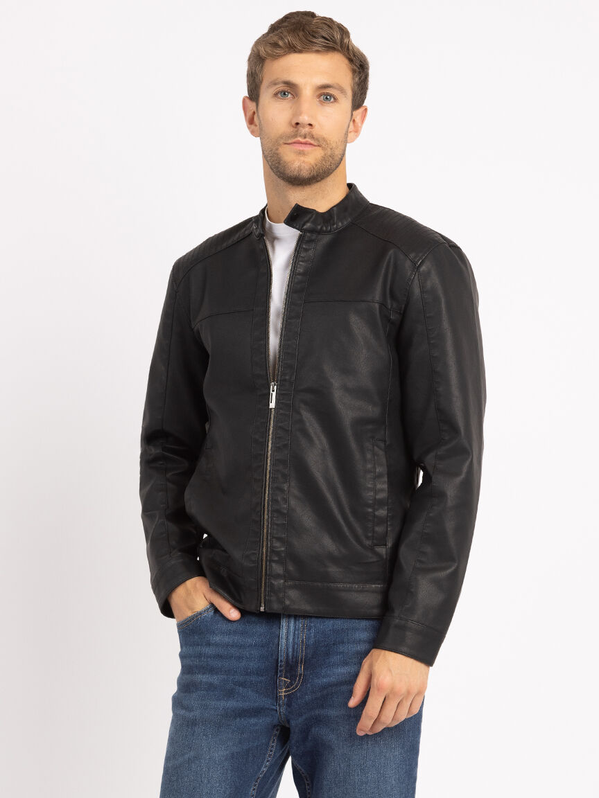 mike faux leather jacket Bootlegger 2000008198