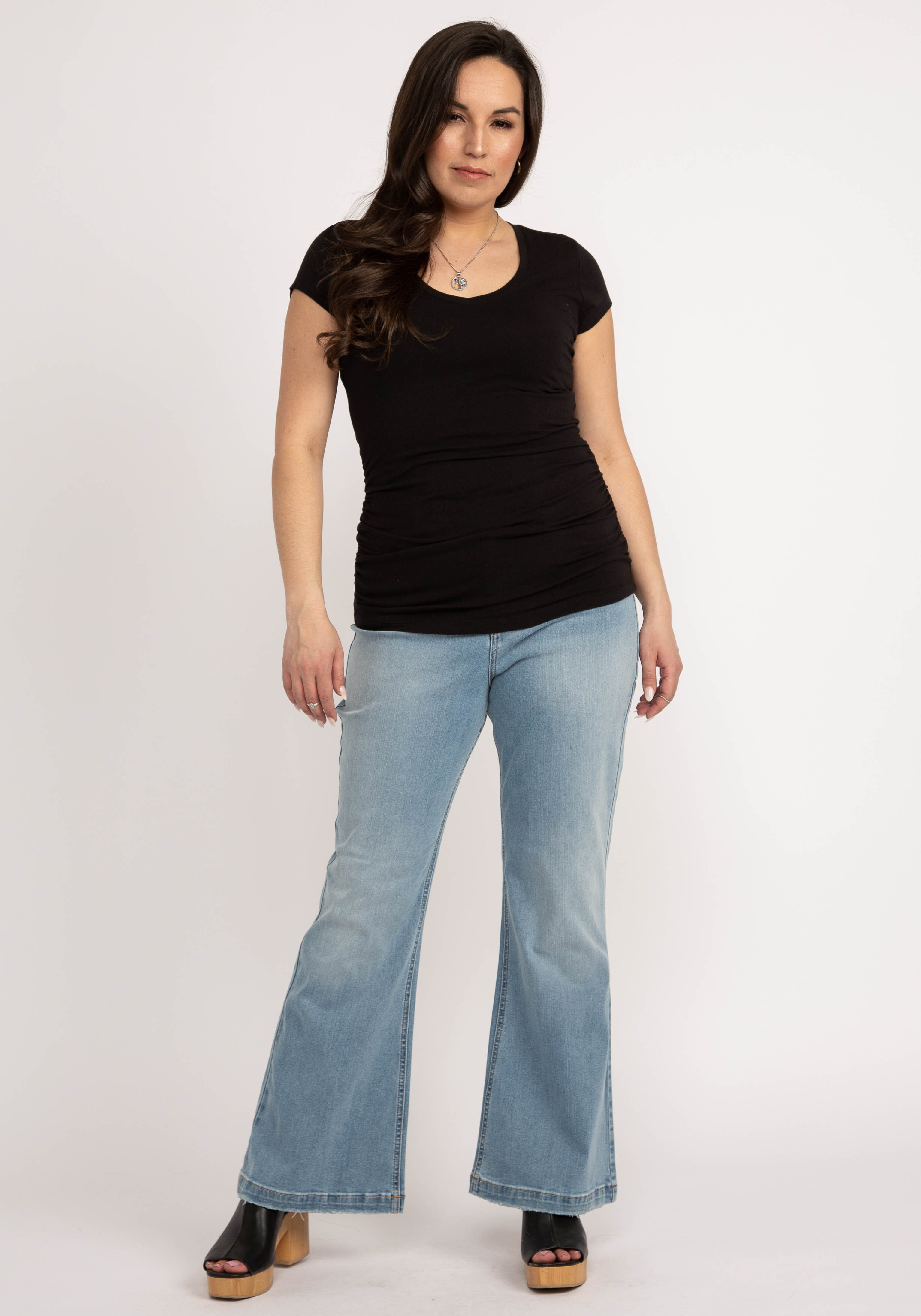 jenny ruched core tee Image 3