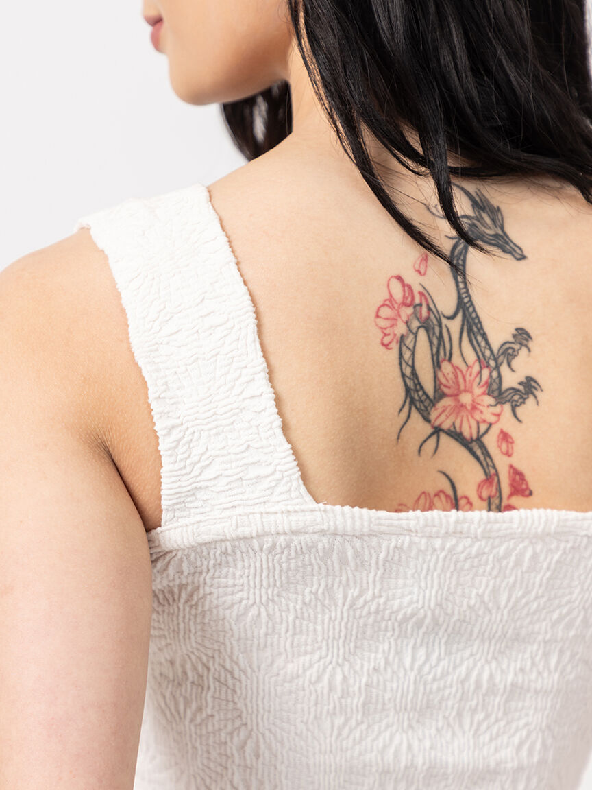 adelina square neck tank