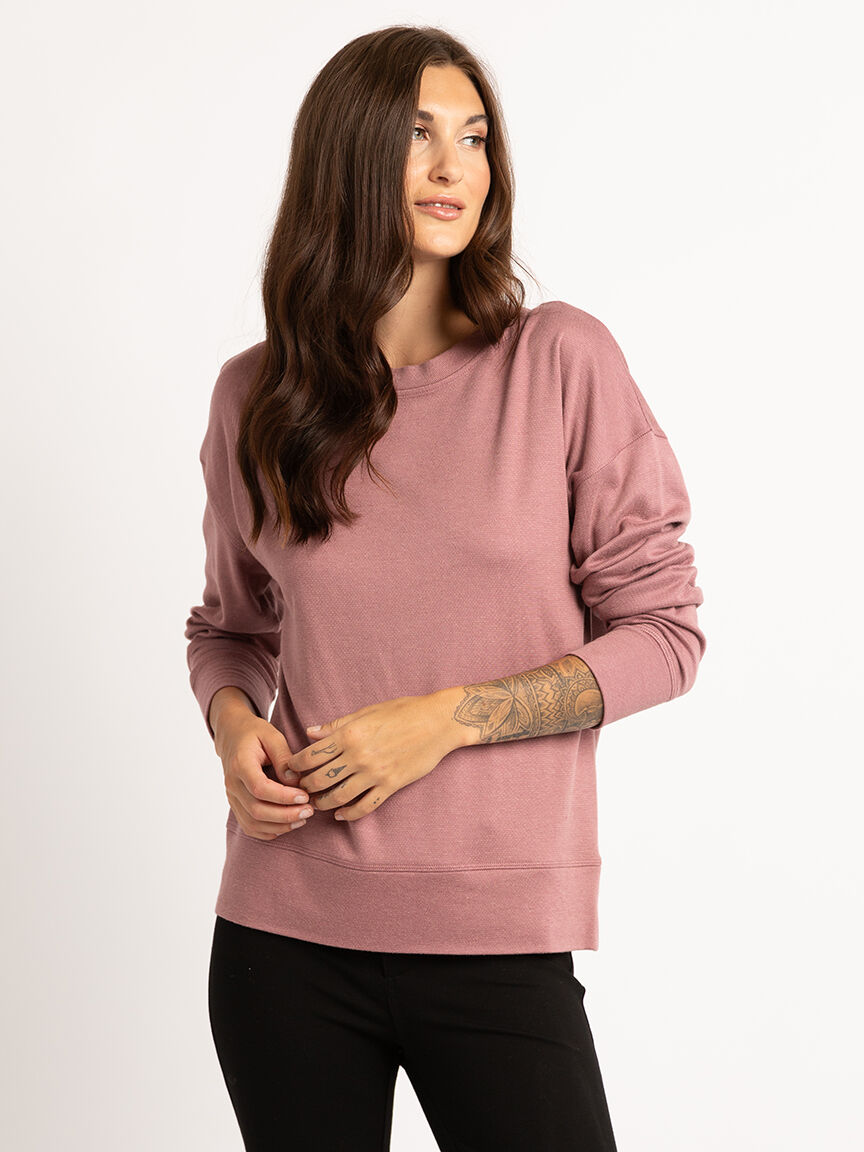 hermione super soft crew neck popover Image 2