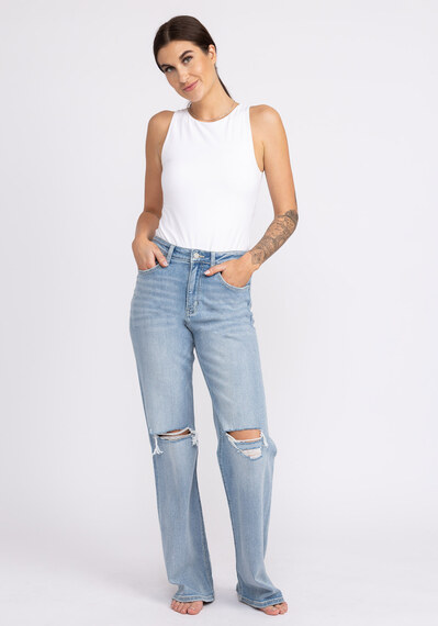 low rise 90's vintage flare jeans Image 2