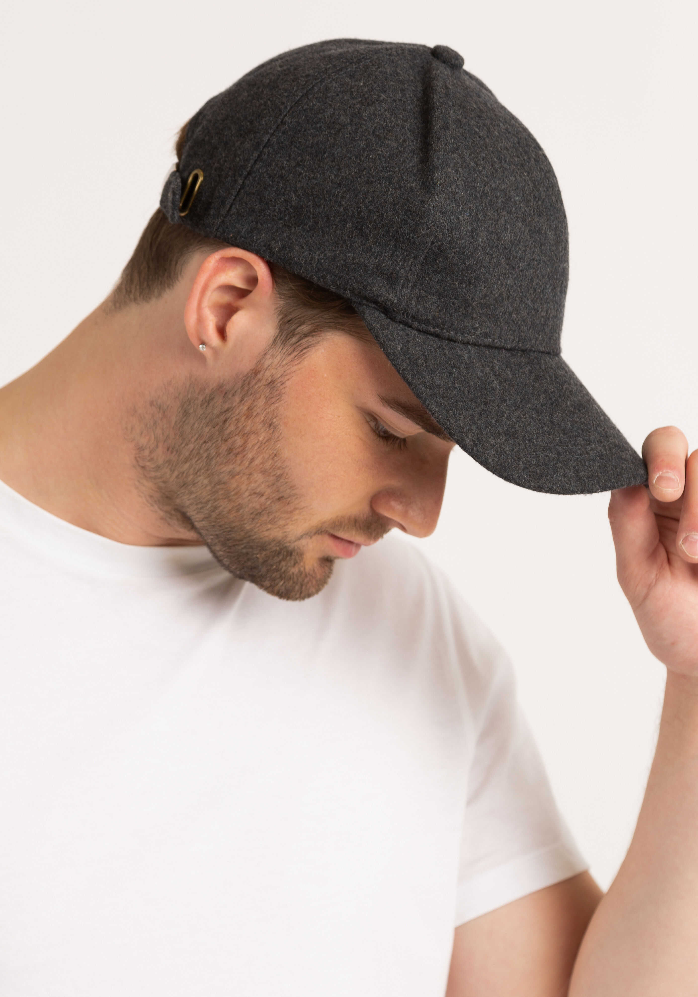 men's wool blend baseball hat Image 3