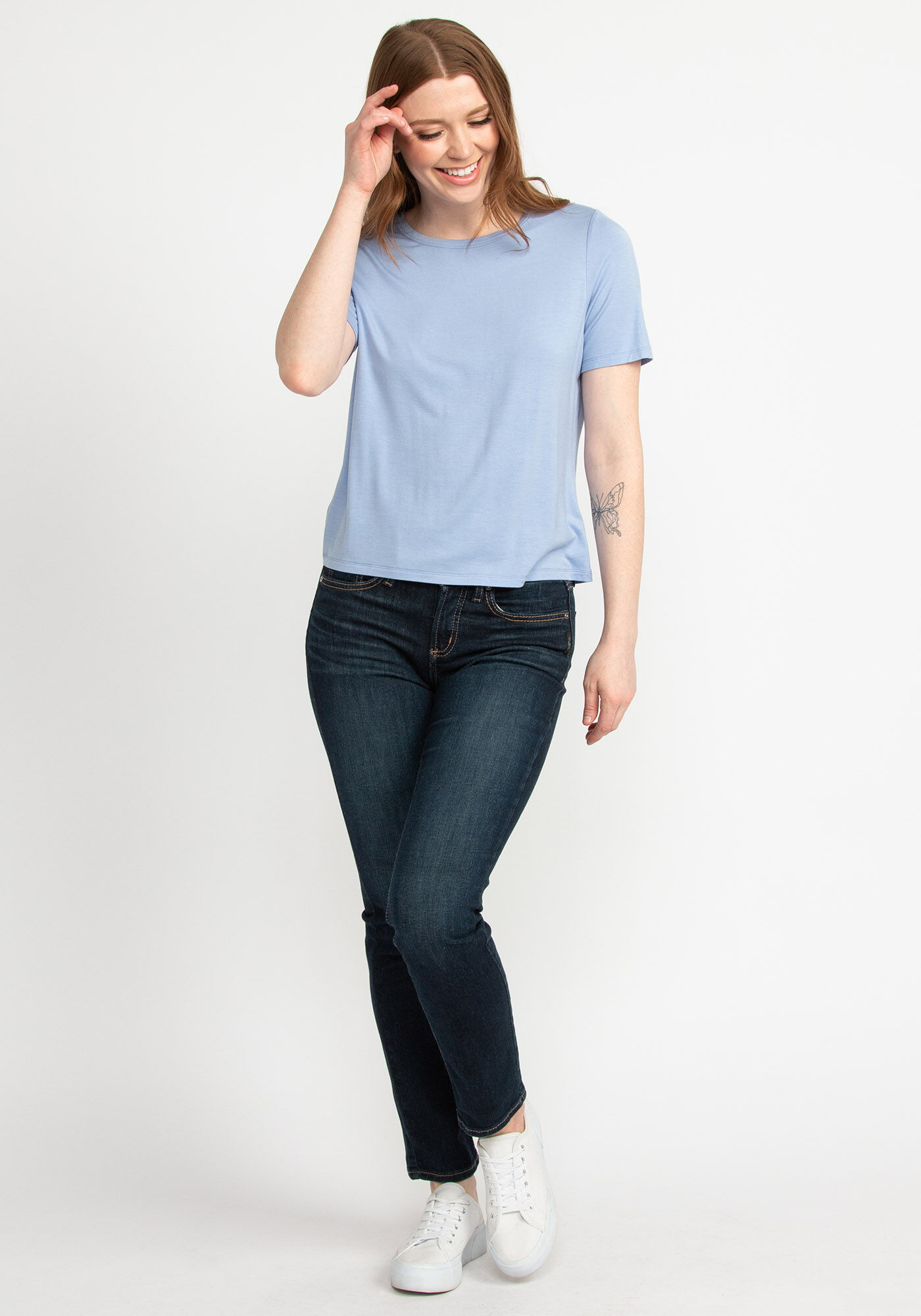 sereena crew neck short sleeve t-shirt Image 3